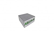 Betonový blok AB21N R 800x800x400 mm