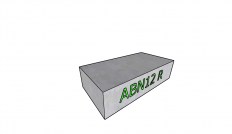 Betonový blok ABN12 R 1600x800x400 mm