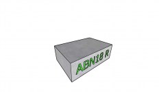 Betonový blok ABN18 R 1200x800x400 mm