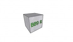 Betonový blok BB9 R 600x600x600 mm