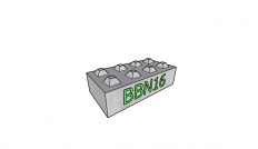 Betonový blok BBN16 1200x600x300 mm