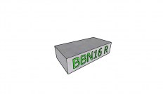 Betonový blok BBN16 R 1200x600x300 mm
