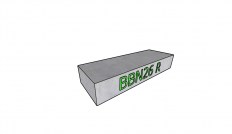 Betonový blok BBN26 R 1800x600x300 mm