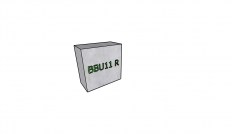 Betonový blok BBU11 R 300x600x600 mm