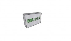 Betonový blok BBU14 R 900x300x600 mm