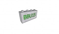 Betonový blok BBU15 1200x300x600 mm