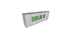Betonový blok BBU8 R 1800x300x600 mm